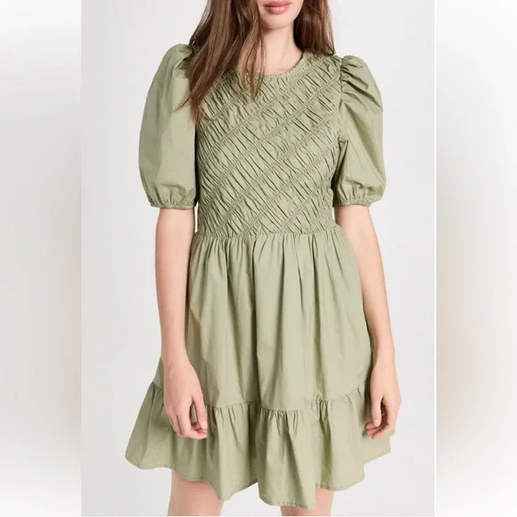 Dresses | English Factory Green Dress Size L | Poshmark